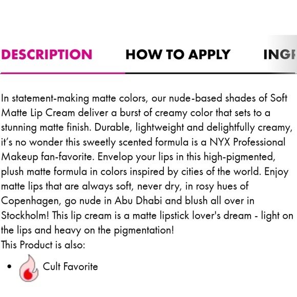 NYX Soft matte lip cream - Picture 4 of 10